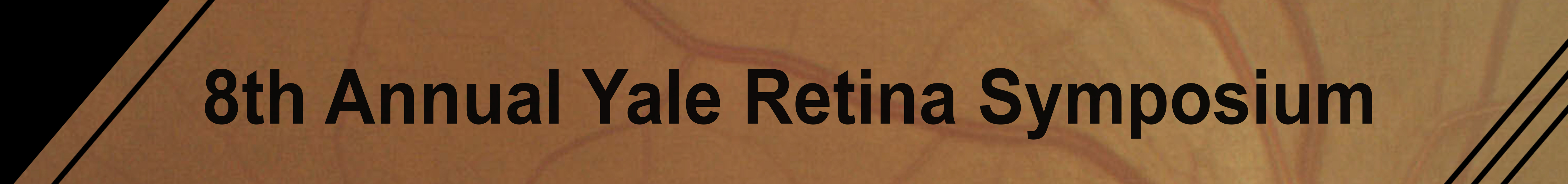 LIVE VIRTUAL WEBINAR: 8th Annual Yale Retina Symposium Banner